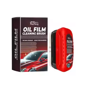 Powerful Car Windshield Cleaner: Removes Oil Film and Dirt with a Cleaning Brush