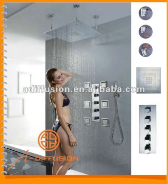 exquisite european bath faucet shower set with jets 60x60cm