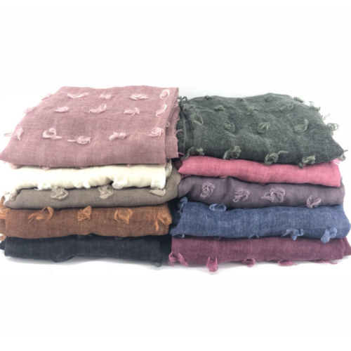 winter warm cotton large multifunction scarf