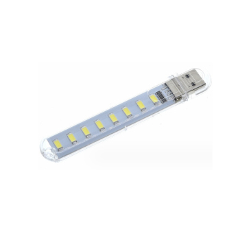 Lampu Malam USB: Cahaya Komputer &amp; Pemacu Flash dengan 8 LED Kecerahan Tinggi