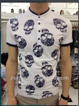 new dedesign polo shirt,Men's cotton printing polo shirt