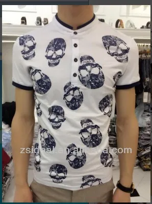 new dedesign polo shirt,Men's cotton printing polo shirt