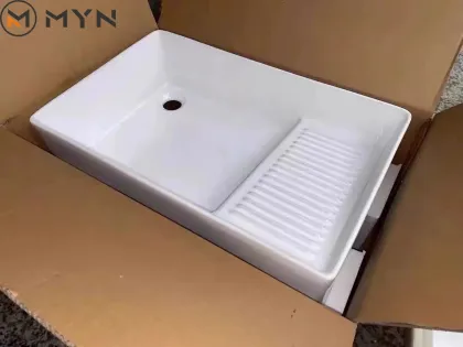 Ceramic Square Countertop Basin Sink