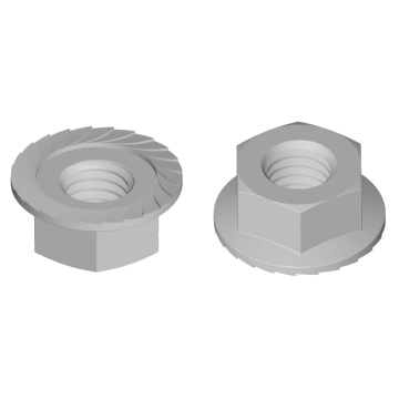 Standard Serrated Hex Flange Nut