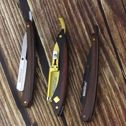 Masterlee Brand Folding Barbershop Straight Blade Shaving Razor