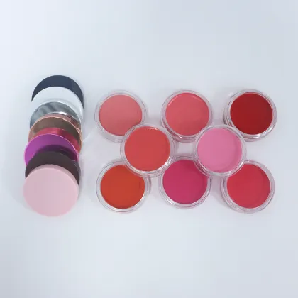 2023 Trendy No-Logo Shimmer Blush Makeup Cosmetics - Private Label Cream Blush in 8 Colors