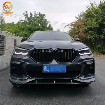 2020 BMW X6 G06 Carbon Fiber Body Kits - Front Lip & Rear Diffuser