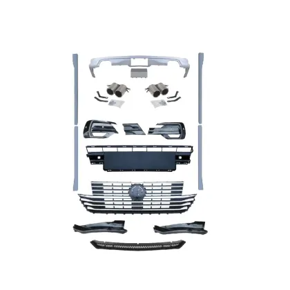 Upgraded Car Conversion: Facelift Front Bumper and Bodykit for Volkswagen Multivan T6.1