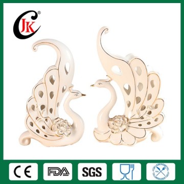 Wholesale handmade home decorate ceramic swan for wedding decoration & gift