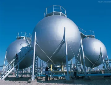 Ss 304 / 316 Natural Gas Storage Tank / Pressure Vessel Tank