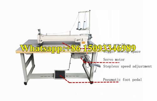 Long Arm Walking Foot Sewing Machine for Mattress and Cushion Lockstitch