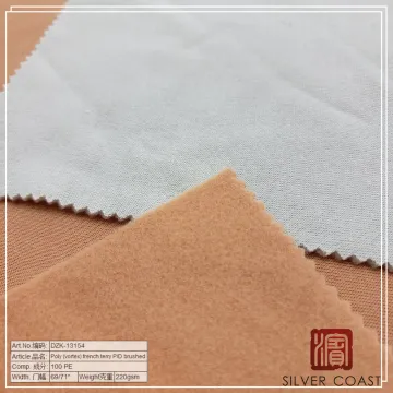 Poly vortex french terry P/D brushed fleece