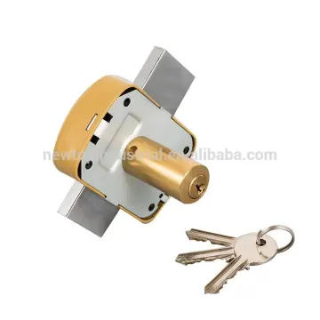 Classic Design Rim Door Locks Simple House Old Rim Lock Brass Lock