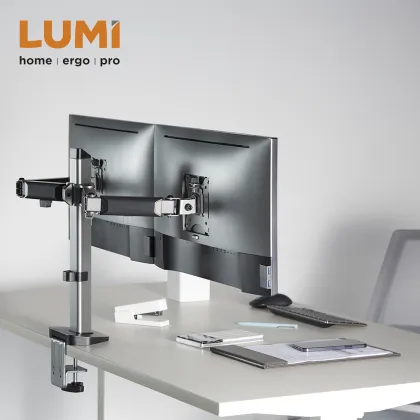 Deluxe Dual-Monitor Mechanical Arm Stand