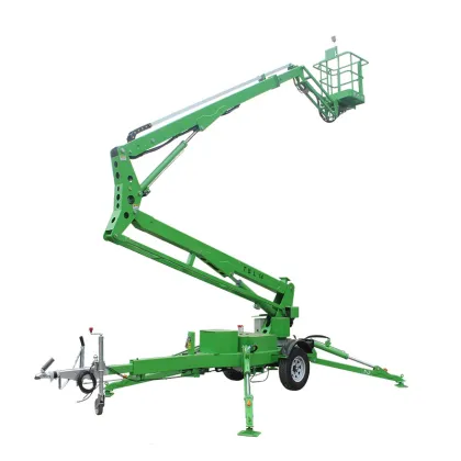 Towable Boom Lift 18m Diesel Power Crawler Articulated