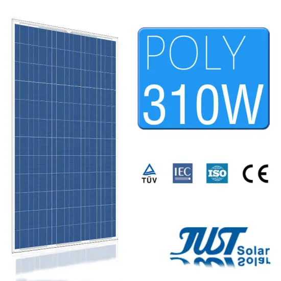 High Efficiency 310W Polycrystalline Solar Power Panel