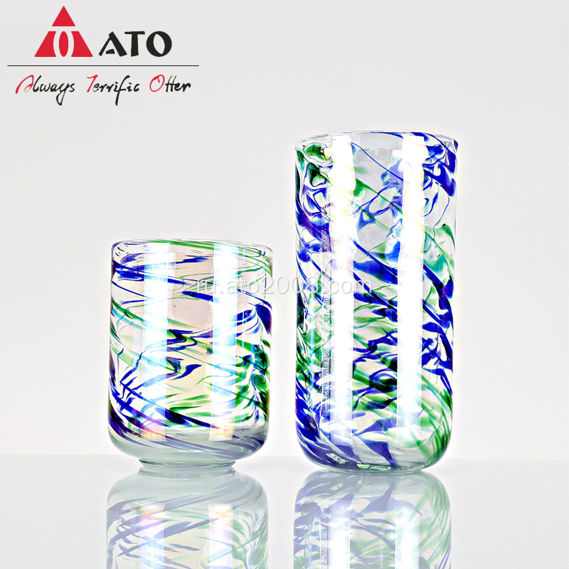 Ato Hand Blound Mexican Speeing Glasnes Glass Tumbler