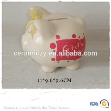 Unpainted Ceramic Bisque Paint Your Own Piggy Bank