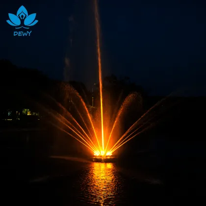 Outdoor lake aerator fountain