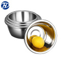 Multifunctional stainless steel round wash food basin