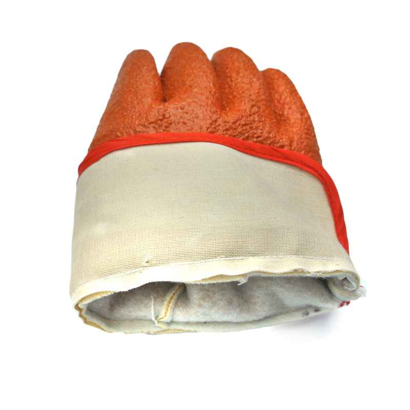 Brown PVC Coated gloves