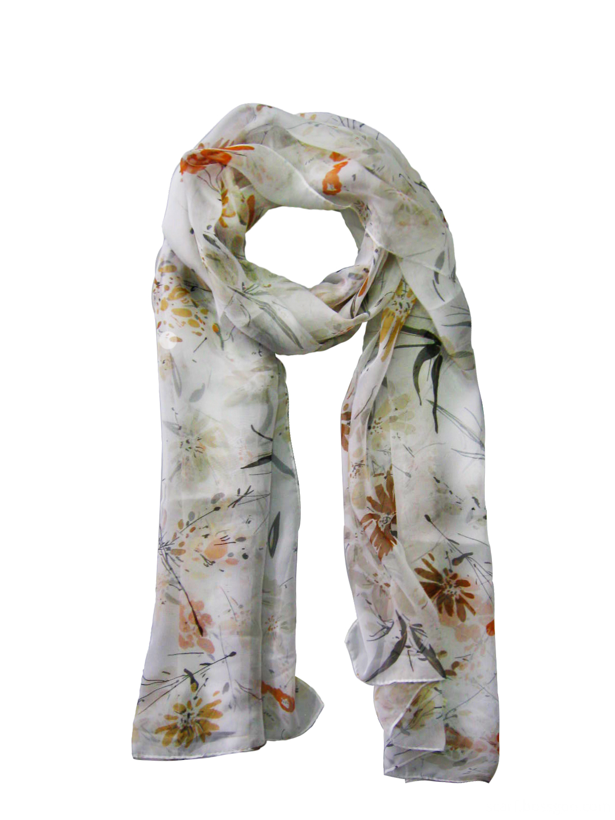 Chinese wash printing scarf