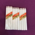 Common Paraffin Wax Decorative Thin Taper White Candles