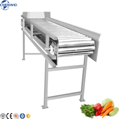 Fruit and Vegetable Sorting Machine - Roller Type Fruit Grading Equipment