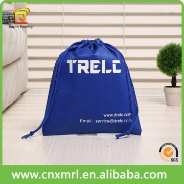 2017 Cheap Custom Printed Non Woven Drawstring Shoes Dust Bag