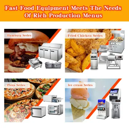 KFC and McDonald's Kitchen Equipment: Commercial Fast Food Restaurant Design