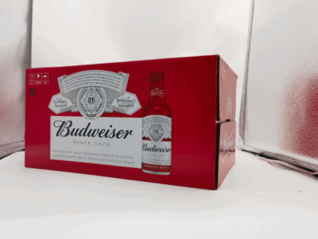 Budweiser 330ml रिफ्रेशिंग ड्रिंक