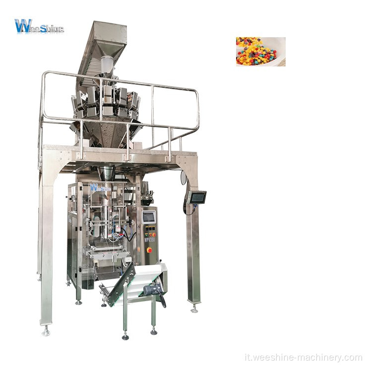 Multihead Pesater Vertical Packaging Machines per snack