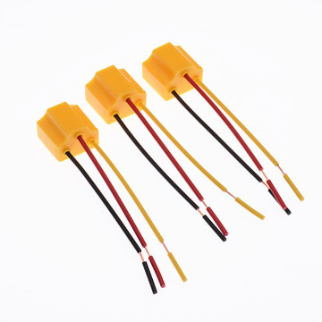 Dây nịt cho điện H4/9003/HB2 3 pin đầu nối đèn pha gốm nữ