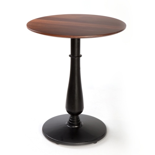 Modern Walnut Wood Small Round Restaurant Dining Tables