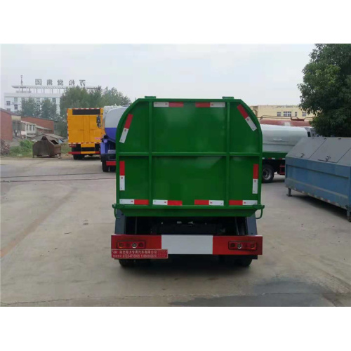 KAMA rear double wheels Sealed garbage truck