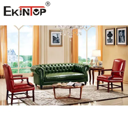 Modern High-End Luxury Leather Sofa Sets for Home Furniture