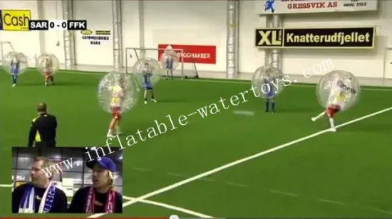 0.8mm Thickness Tpu Inflatable Bumper Ball For Playing Football Games