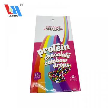 Heat Seal Flat Pouch for Chocolate Rainbow Drops