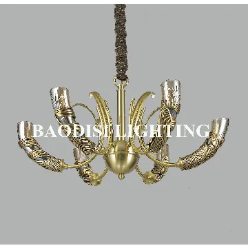 Modern and understated styling brass pendant lamps,LED light