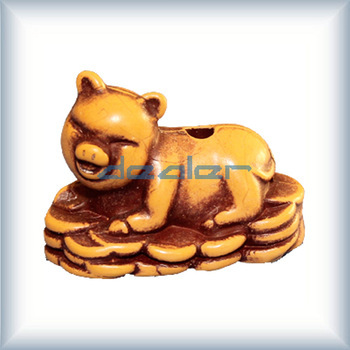 2015 new,Chinese zodiac ,toy pig,golden wooden animals,model material,,scale architectural wooden models