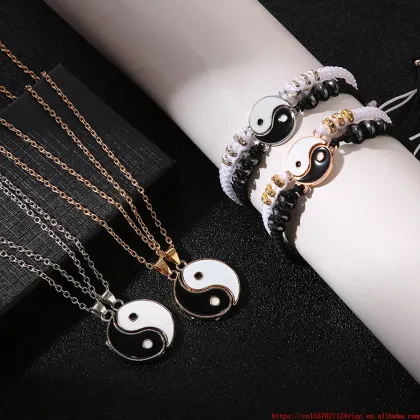 Valentine's Day Gift Ideas: Yin Yang, Tai Chi Necklaces, Bracelets, and Pendants for Couples and Friends