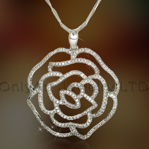 Sterling Silver 925 Pendant with Micro Pave AAA CZ (OAP0069)