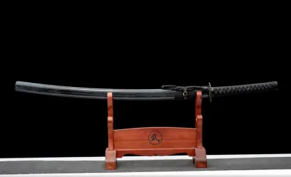 Taiyi Black Carbon Steel Katana Swords Exquisite Display of Handicrafts