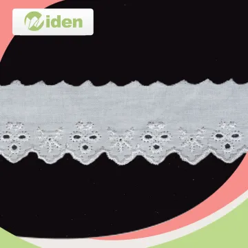 high quality embroidery flower pattern border lace
