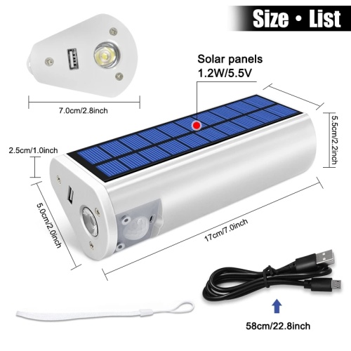 Multifunctional Solar Light 650lm Portable