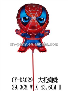 Small Balloons with cup and stick,cartoon stick balloon--DA0029