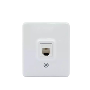 1Gang TEL Outlet Surface Mounted IP20 socket outlet