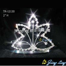 Silver Plated Flower Tiaras Hair Jewelry