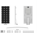 LED Solar Street Lampu dengan Soncap