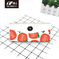 Popular simple color embroidery partysu pu pencil case